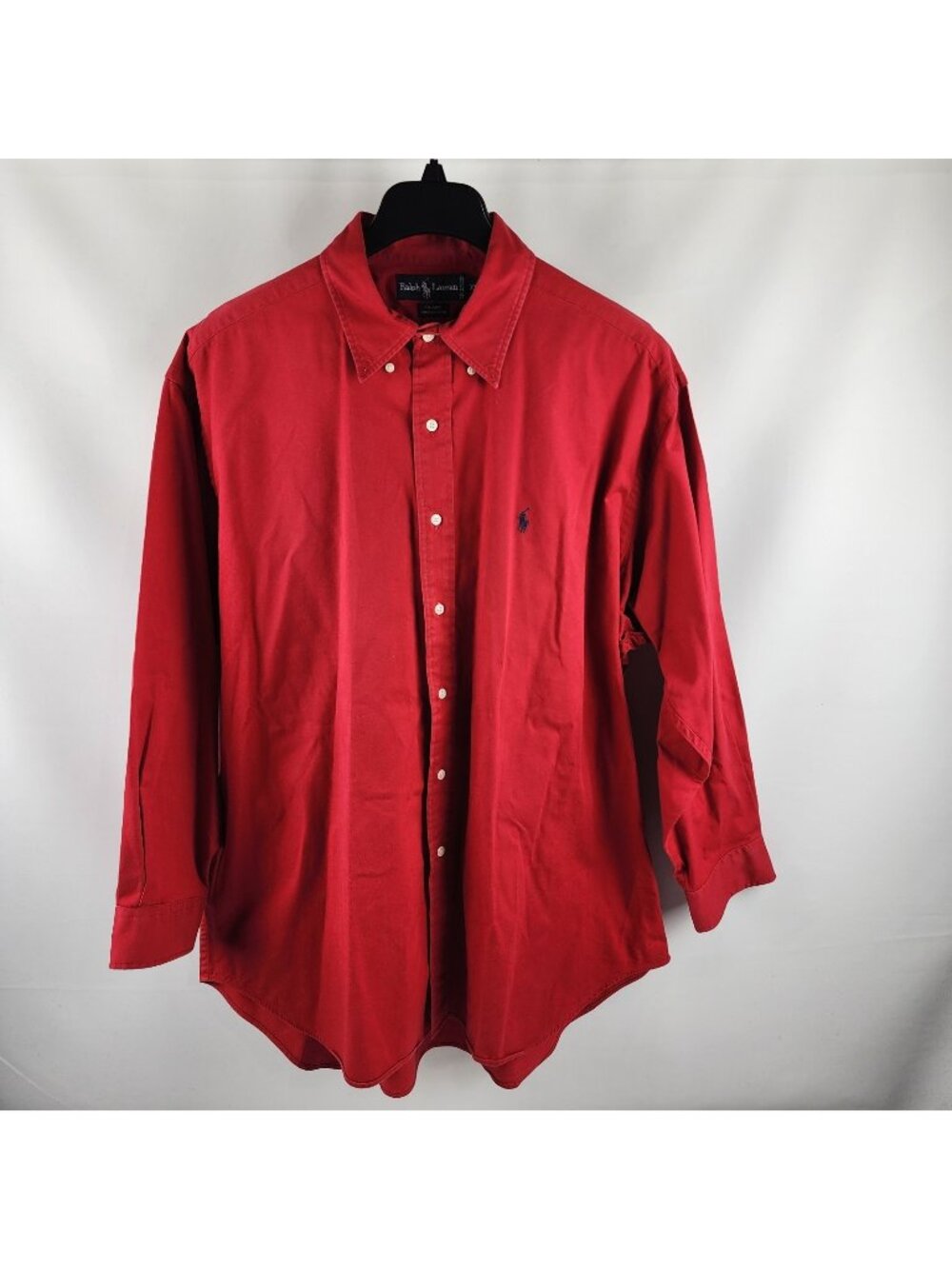 Ralph Lauren Shirt Mens XL Red Blaire L/S Button Down